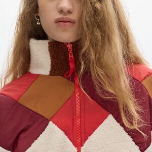 Pastiche Colorblock Fleece Reversible Jacket